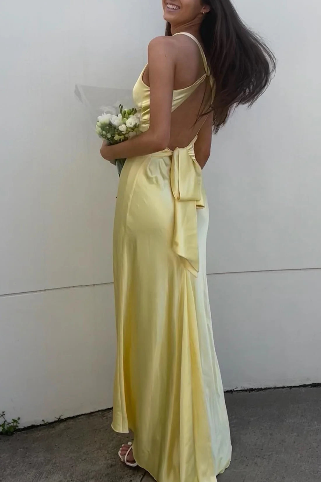 Elegant Gowns Evening Dresses Halter Pink V Neck Long Prom Dress Formal Party Dress Charming