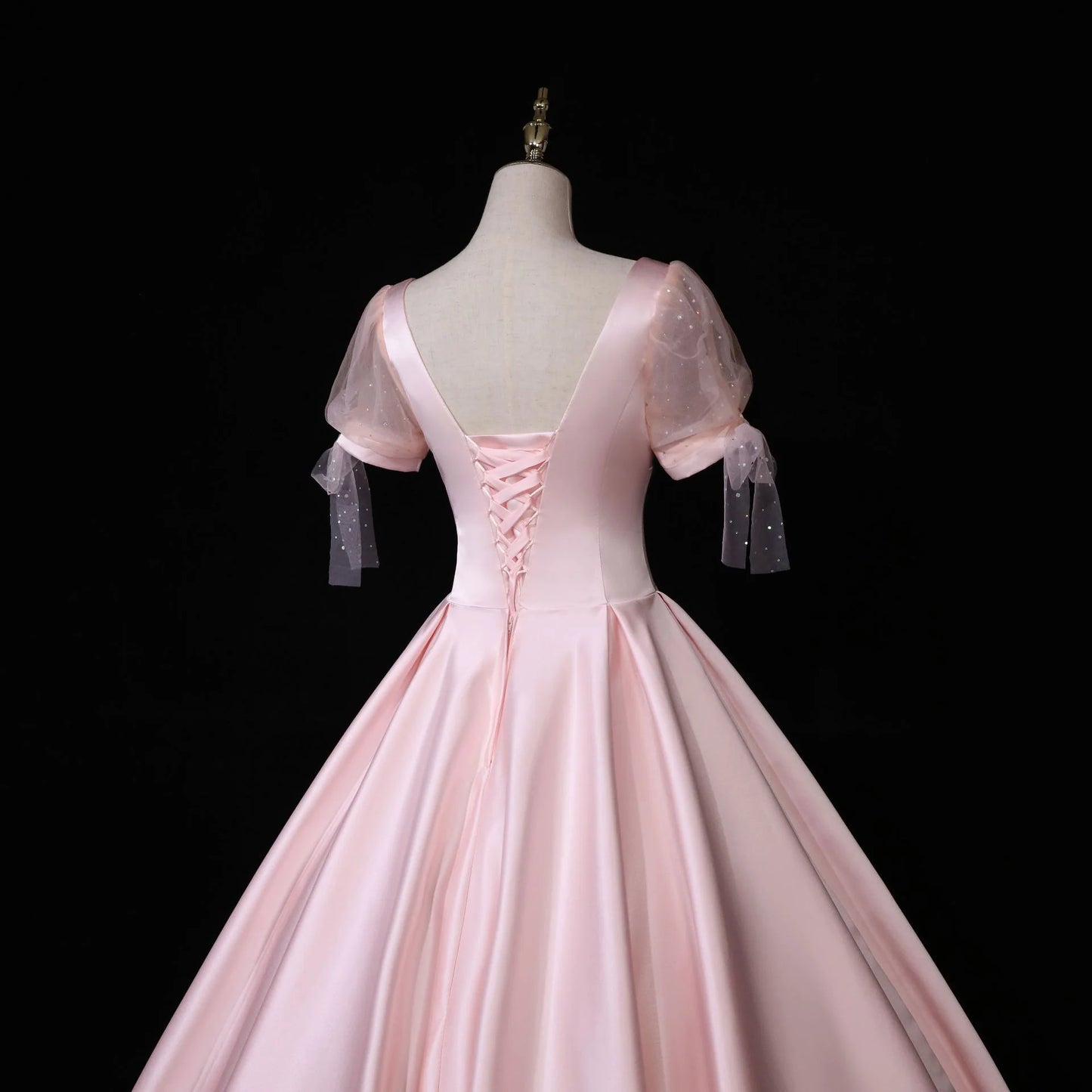 Ball Gown Quinceanera Dresses Satin Long Sweetheart Princess Sweet 16 Party Dress