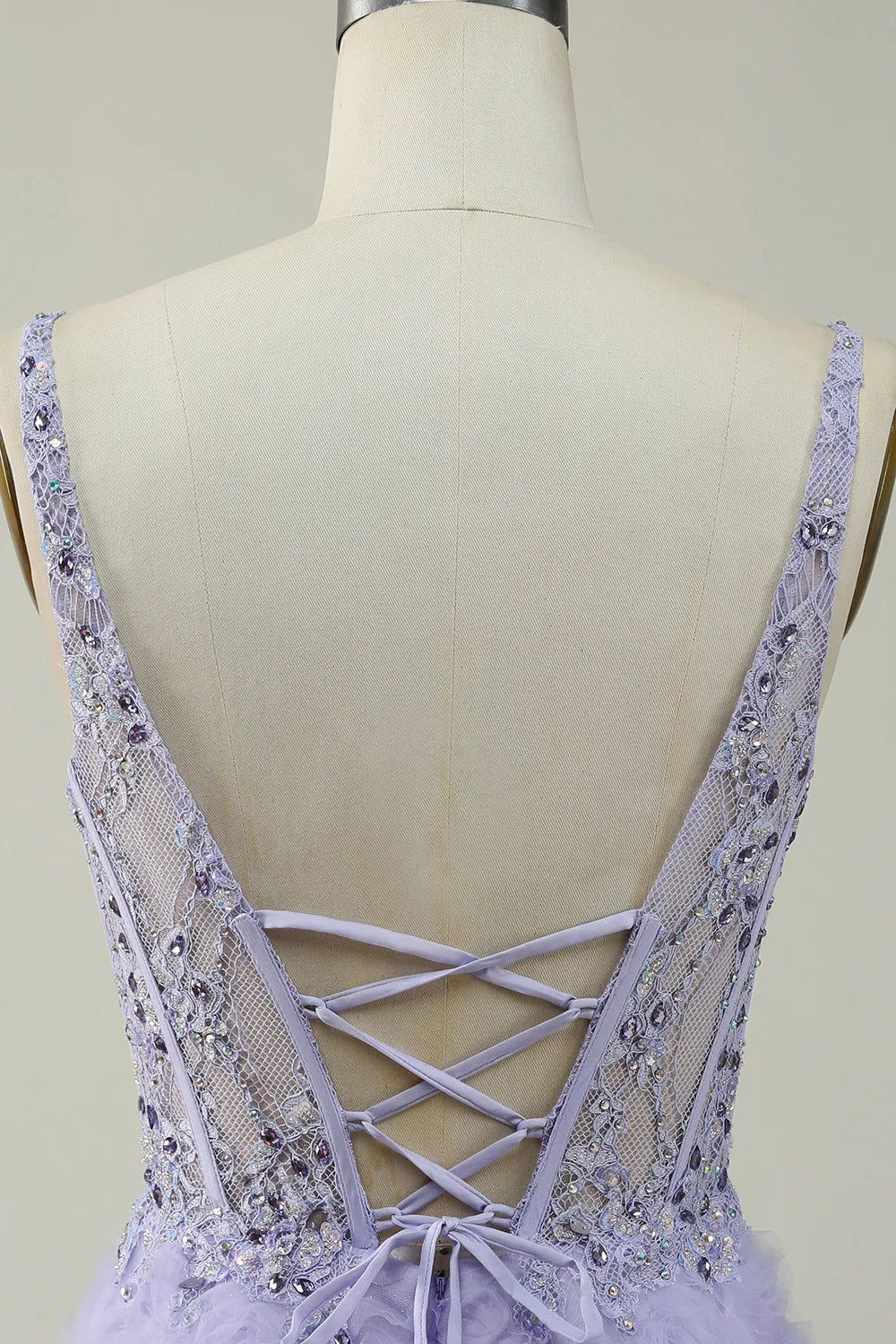 A Line V Neck Long Prom Dress with 3D Flowers Beautiful