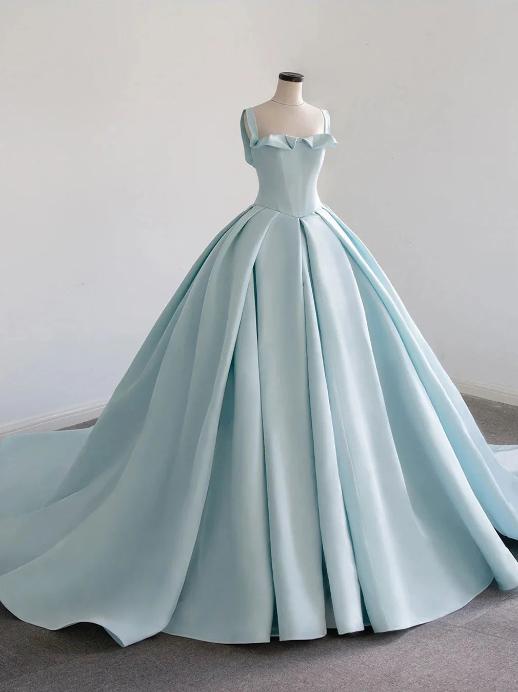 Ball Gown Quinceanera Dresses Princess Dress Satin Long Prom Dress Satin Formal Dress