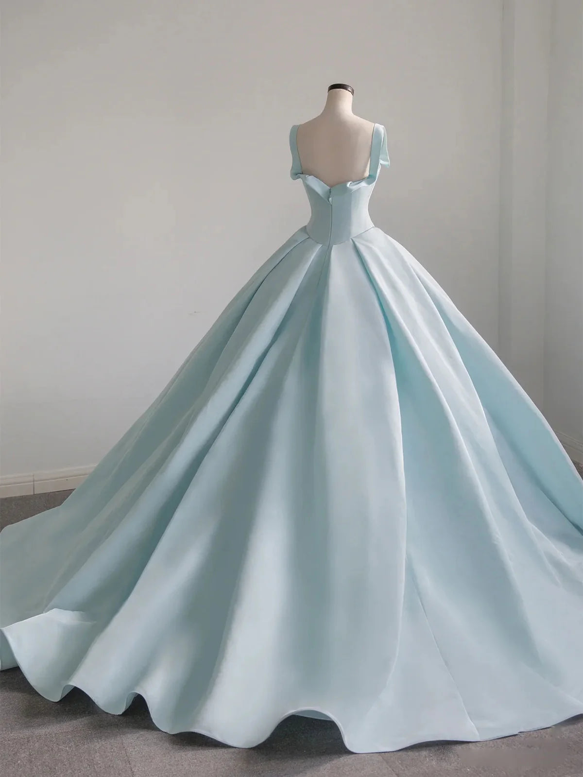 Ball Gown Quinceanera Dresses Princess Dress Satin Long Prom Dress Satin Formal Dress