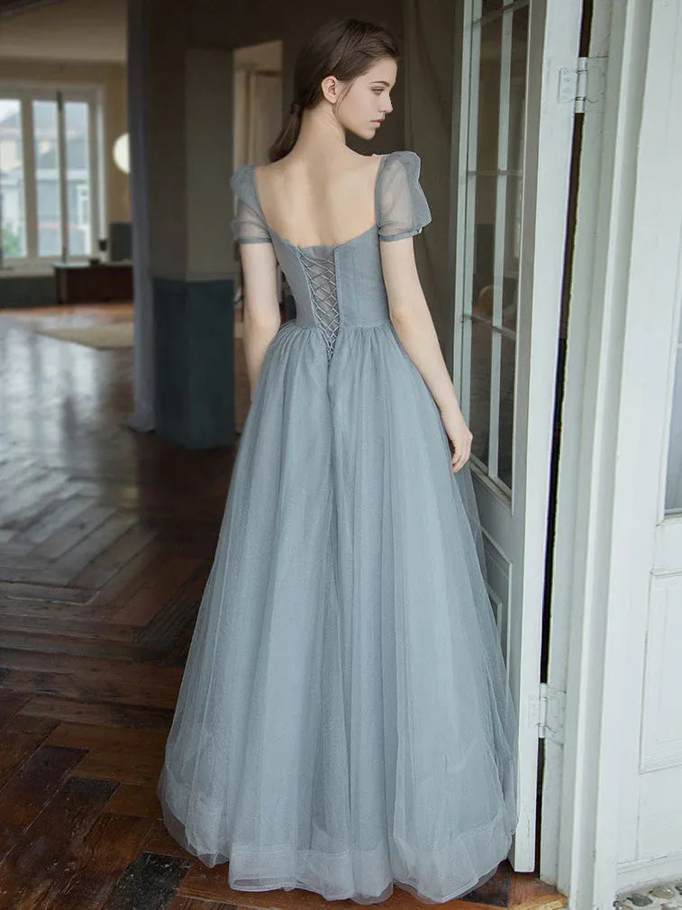 Ball Gown Quinceanera Dresses Princess Dress V Neck Tulle Long Prom Gown Sweet 16 Dress