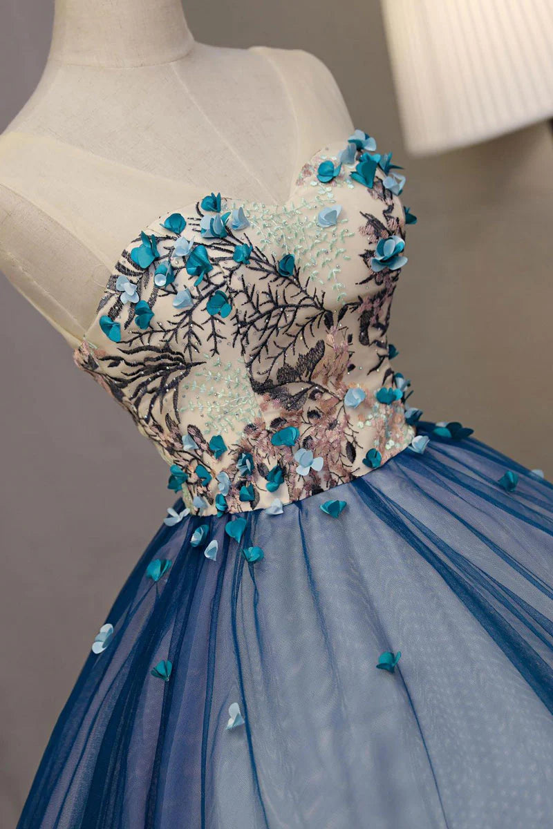 Ball Gown Prom Dresses Elegant Dress Quinceanera Green V Neck Tulle  Long Prom Dress Sweet 16 Dress