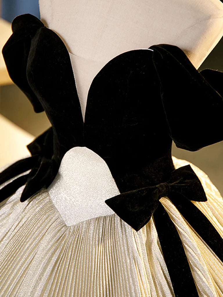 Ball Gown Quinceanera Dresses Princess Dress A-Line Champagne Long Prom Dress Champagne Sweet 16 Dress