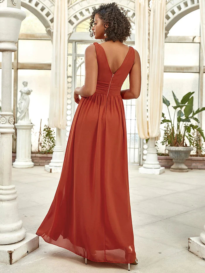 Burnt Orange Bridesmaid Dresses