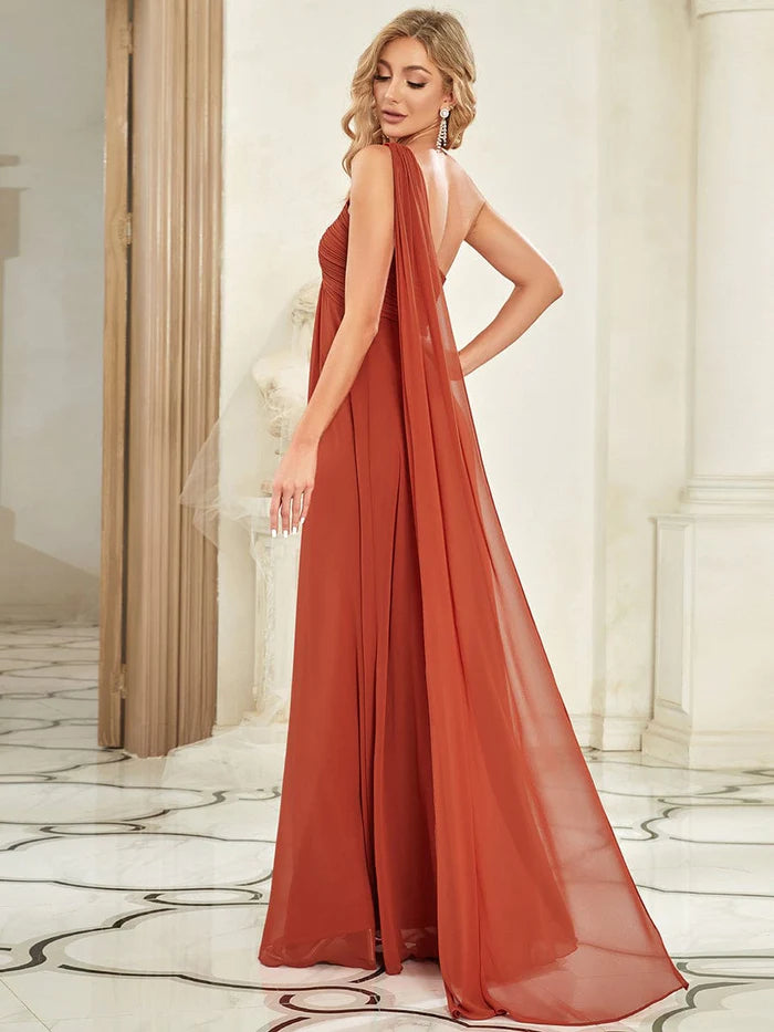 Burnt Orange Bridesmaid Dresses