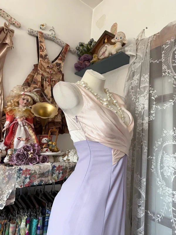 Elegant A Line V Neck Long Formal Prom Dress Simple Evening Party Gowns Sleeveless Wedding Guest Dress No With Neck accessories