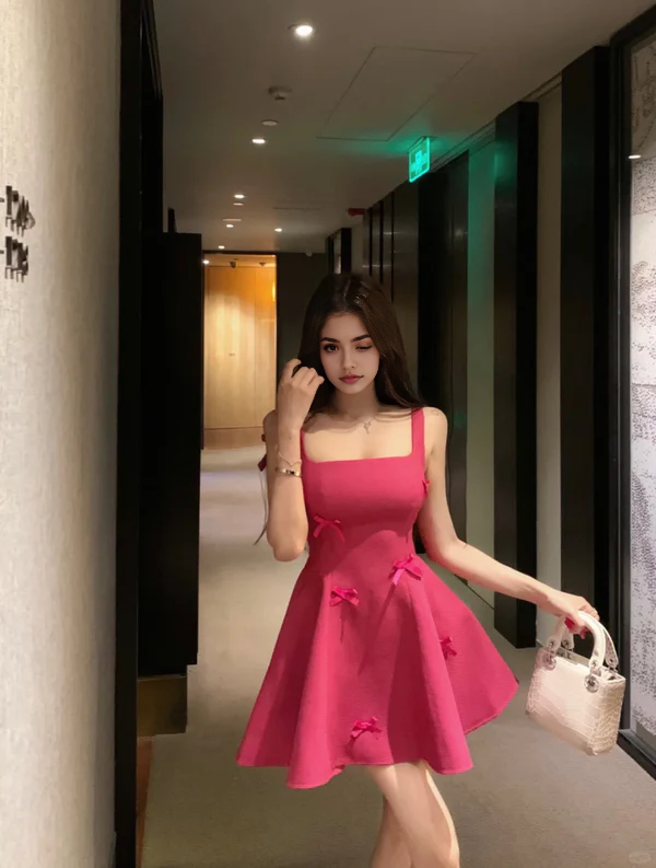 Sweetheart A Line Straps Short Prom Dress Charming Birthday Party Dress Lovely Graduation Dress Chic Homecoming Dress With Bow(s)