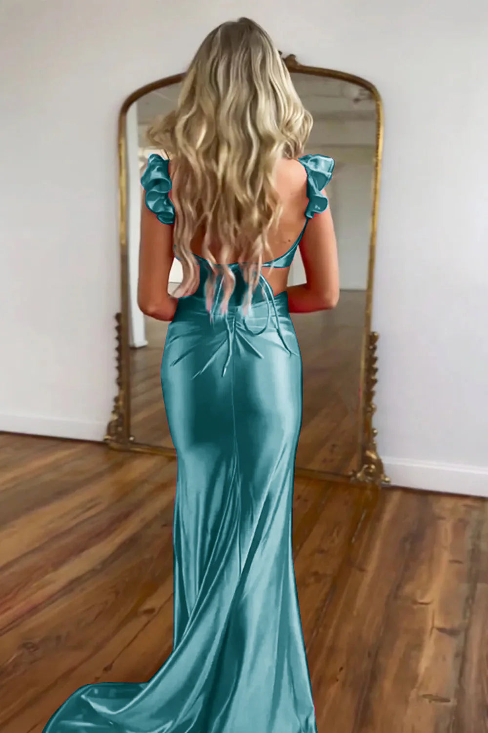 Mermaid Sweetheart Hollow Out Prom Bridesmaid Dress