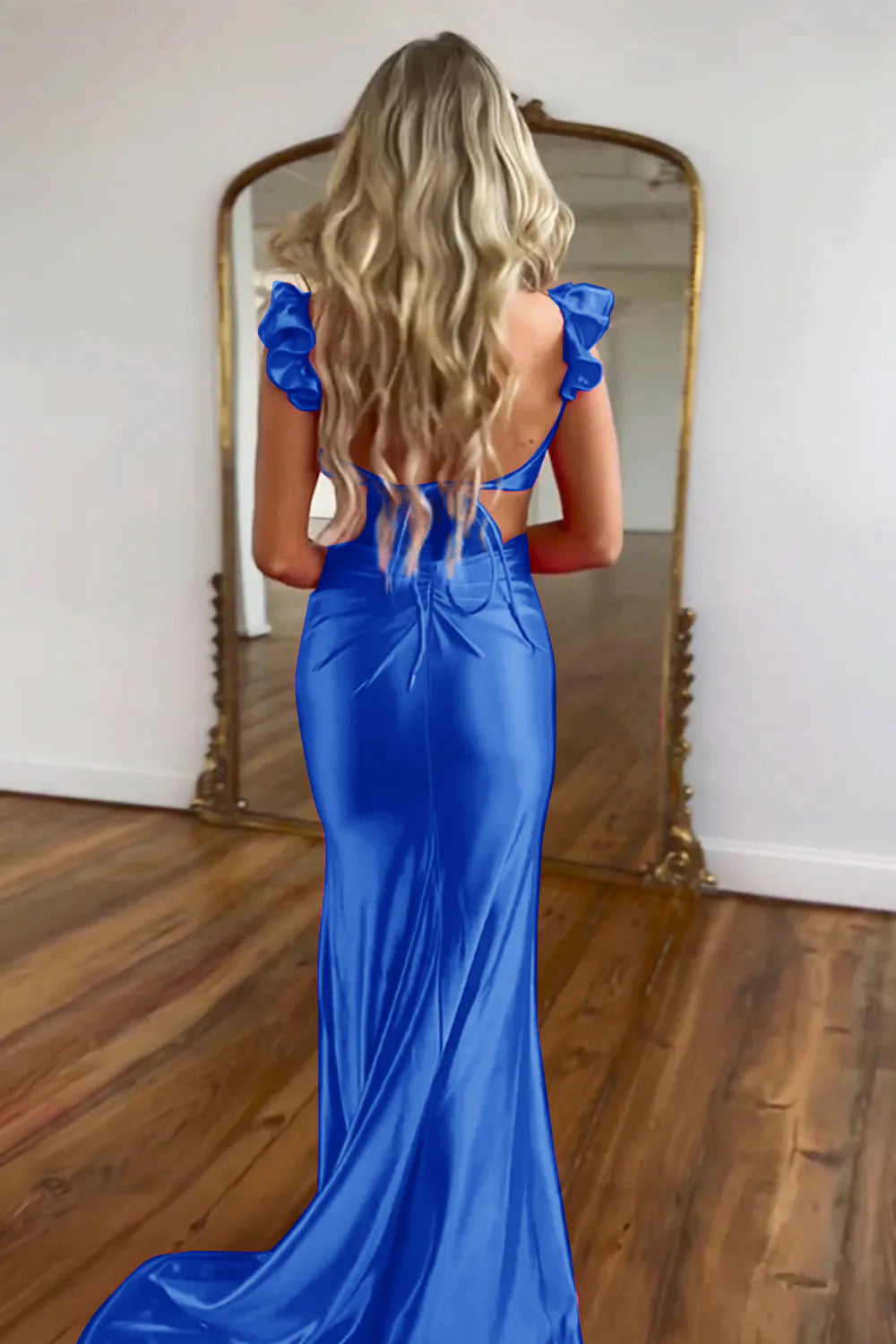 Mermaid Sweetheart Hollow Out Prom Bridesmaid Dress