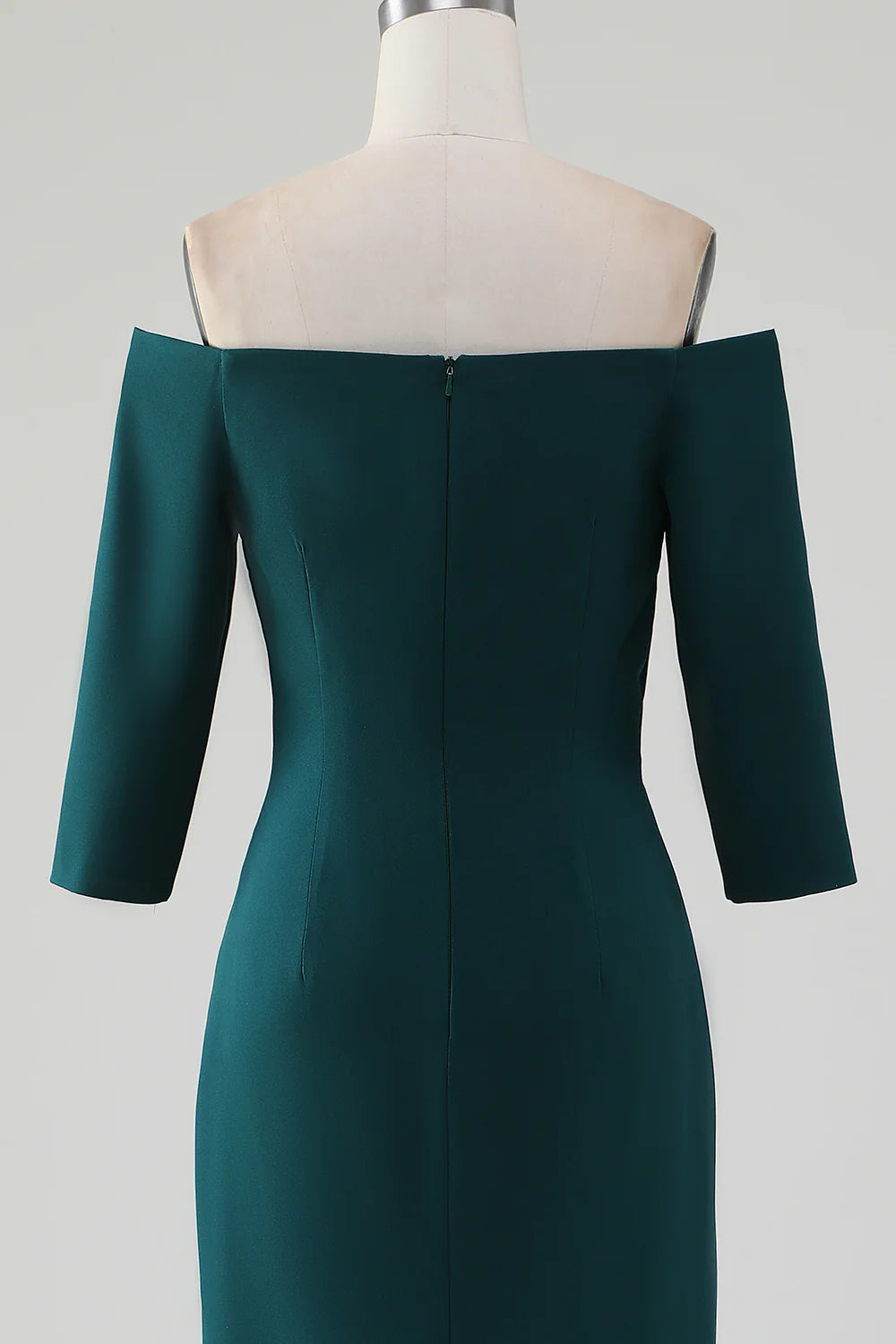 Mermaid Off The Shoulder Cascading Ruffle Mother Of The Bride Dress With Slit