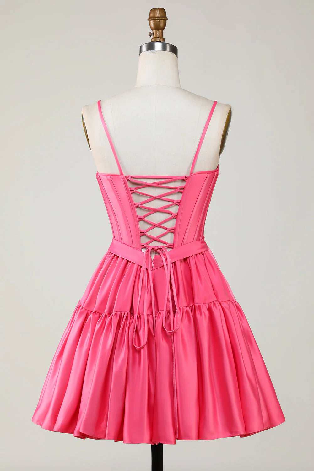 A-Line Spaghetti Straps Short/Mini Homecoming Dresses